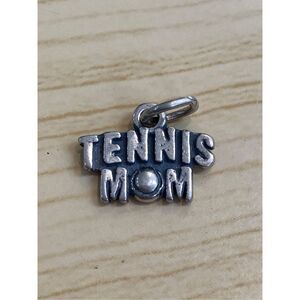 .925 Tennis Mom Sterling Silver Jewelry Charm #sports #tennis